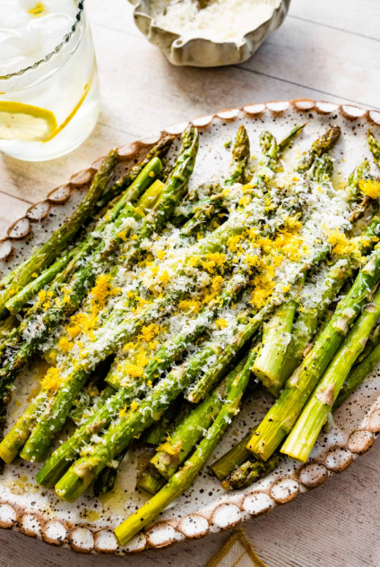 Roasted Asparagus with Lemon Zest